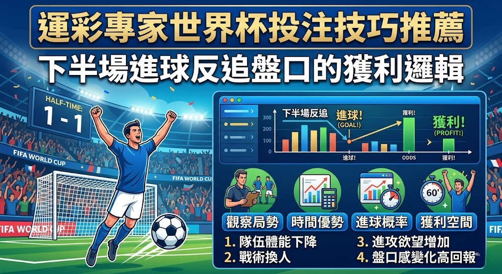 下半場進球反追盤口的獲利邏輯